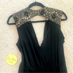 Emma & Michelle Black Jumpsuit
